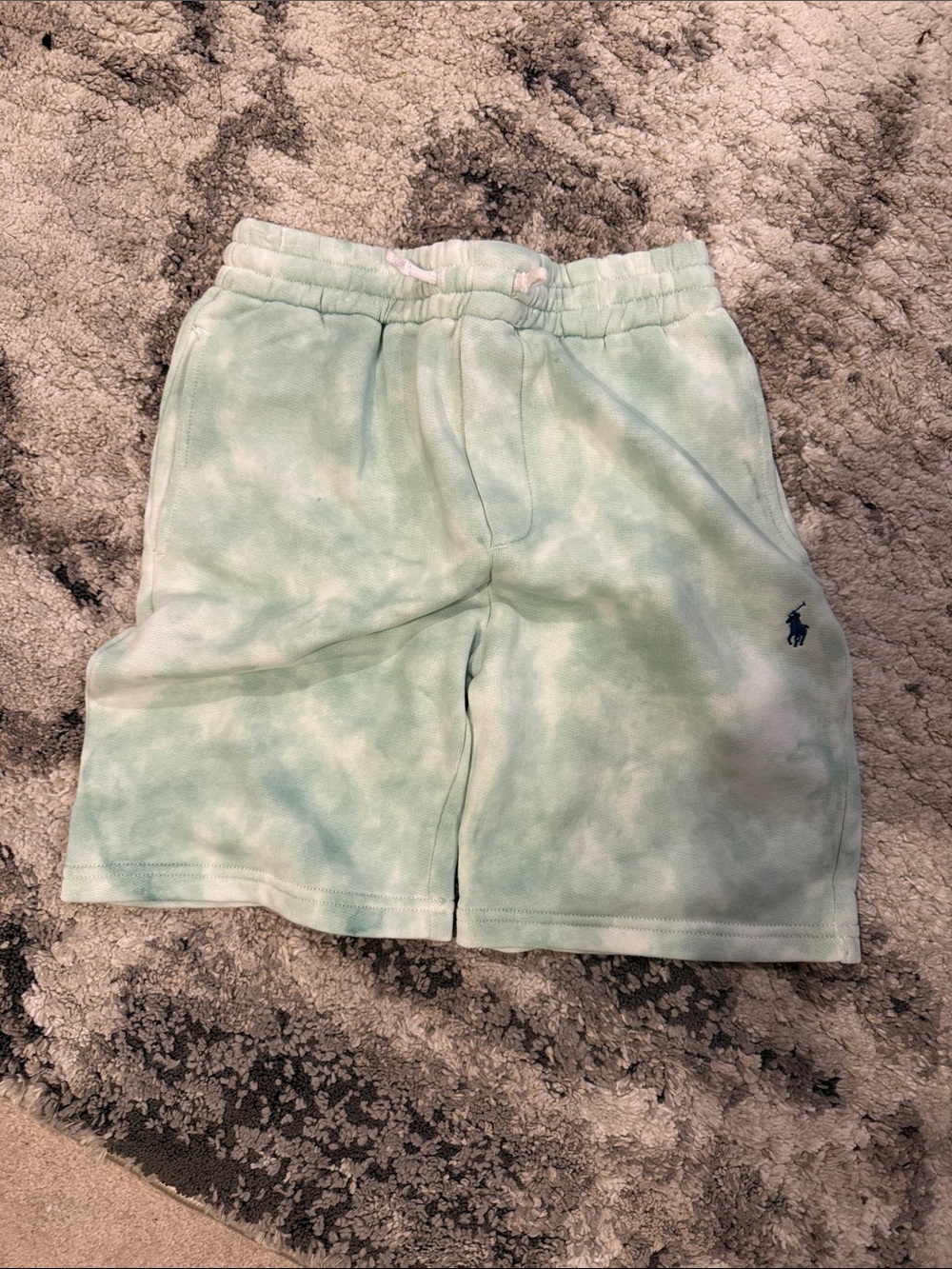Ralph Lauren Tie-Dye Mint Green Kids Shorts